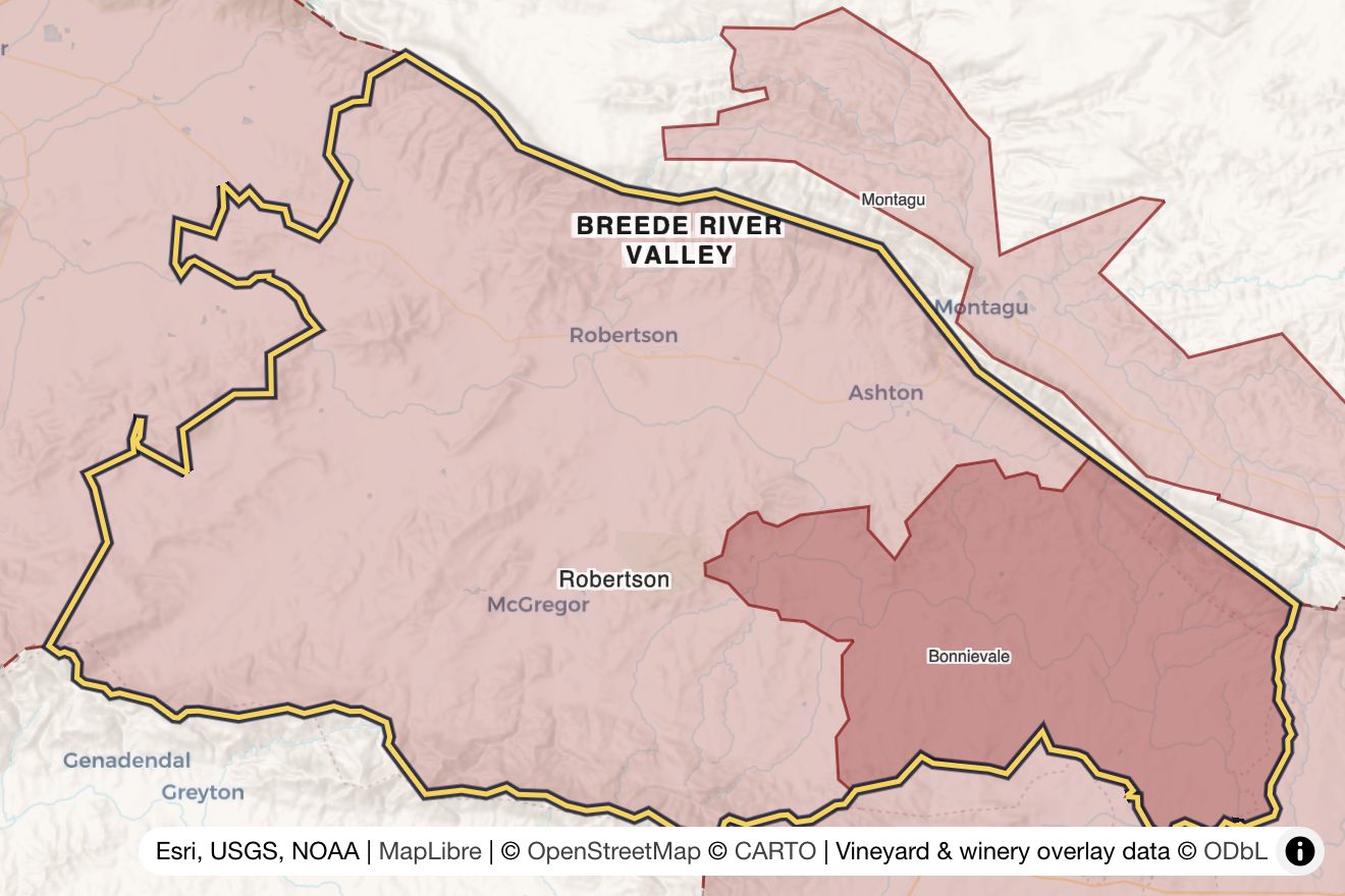 Map of Robertson