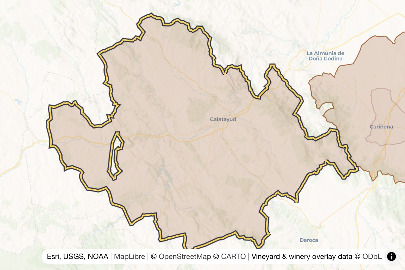 Map of Calatayud
