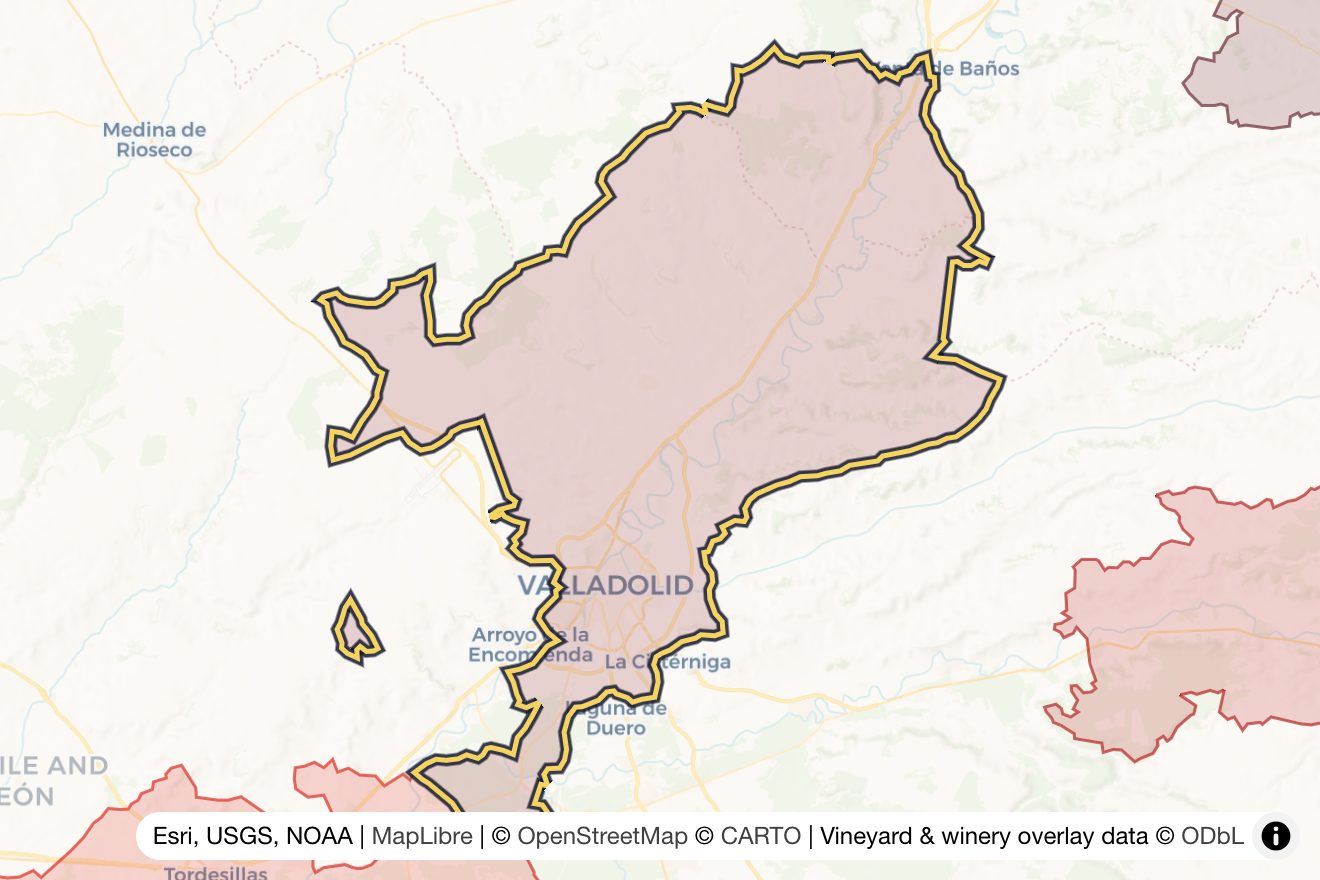 Map of Cigales
