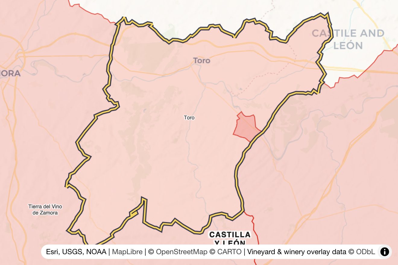 Map of Toro