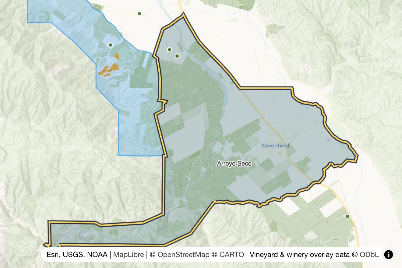 Map of Arroyo Seco
