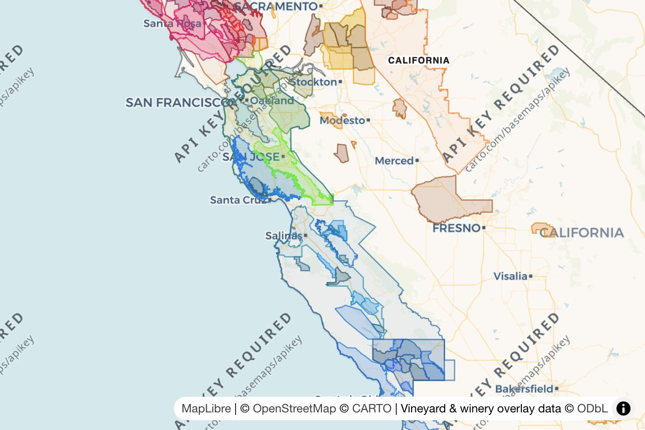 Map of Wolff Vineyard