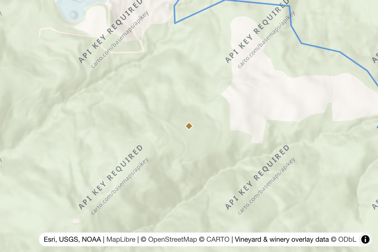 Map of Spring Ridge Vineyard