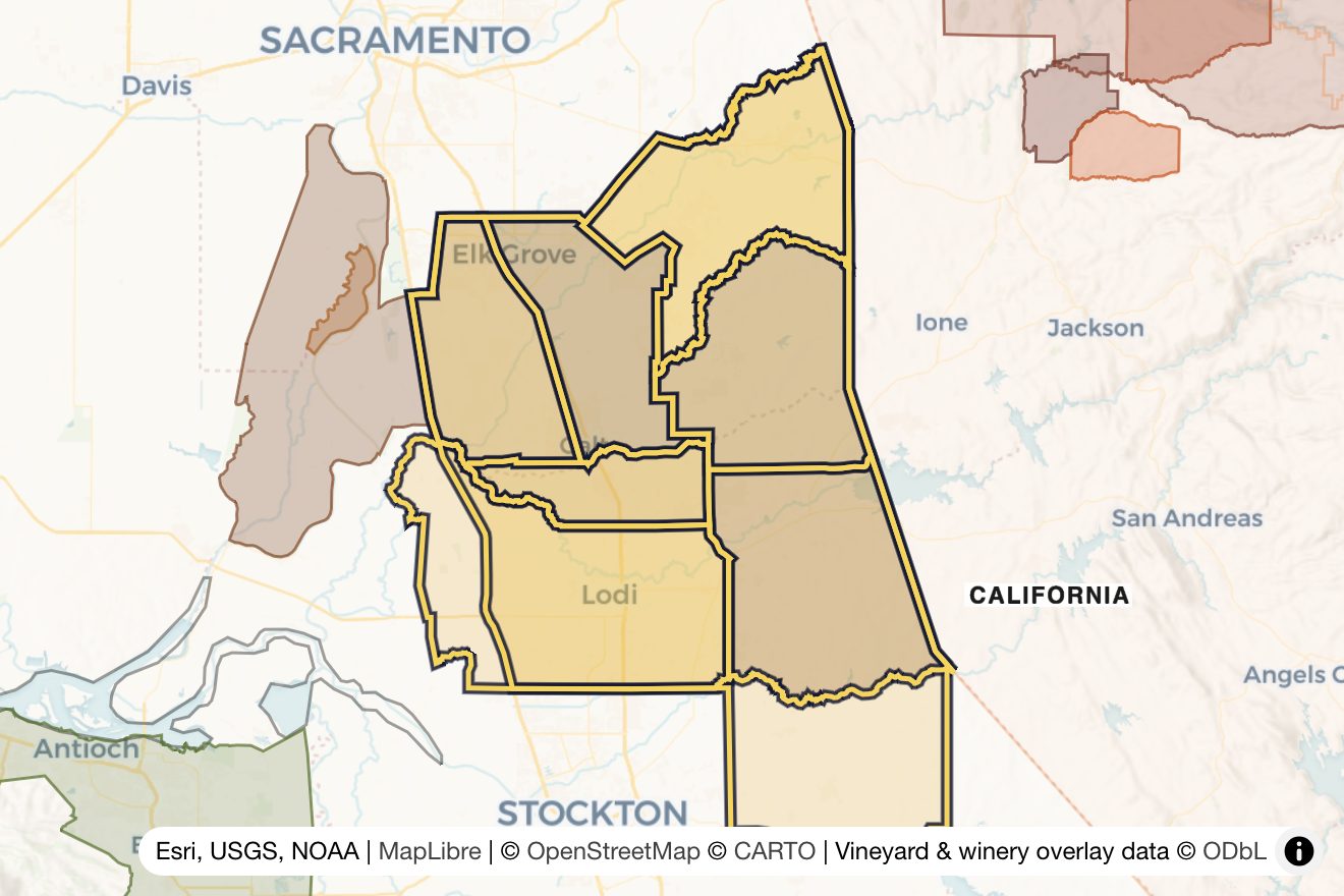 Map of Lodi