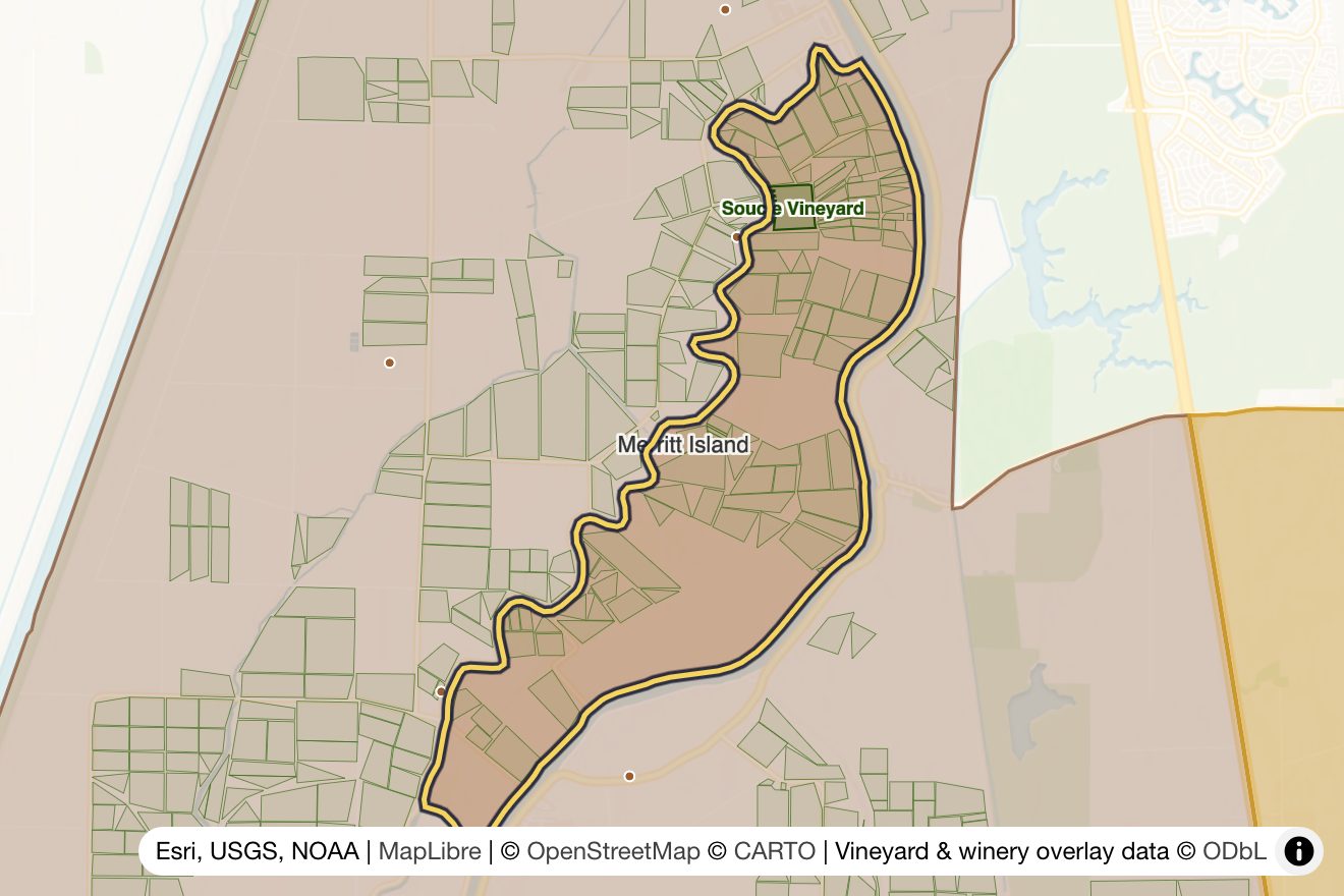 Map of Merritt Island