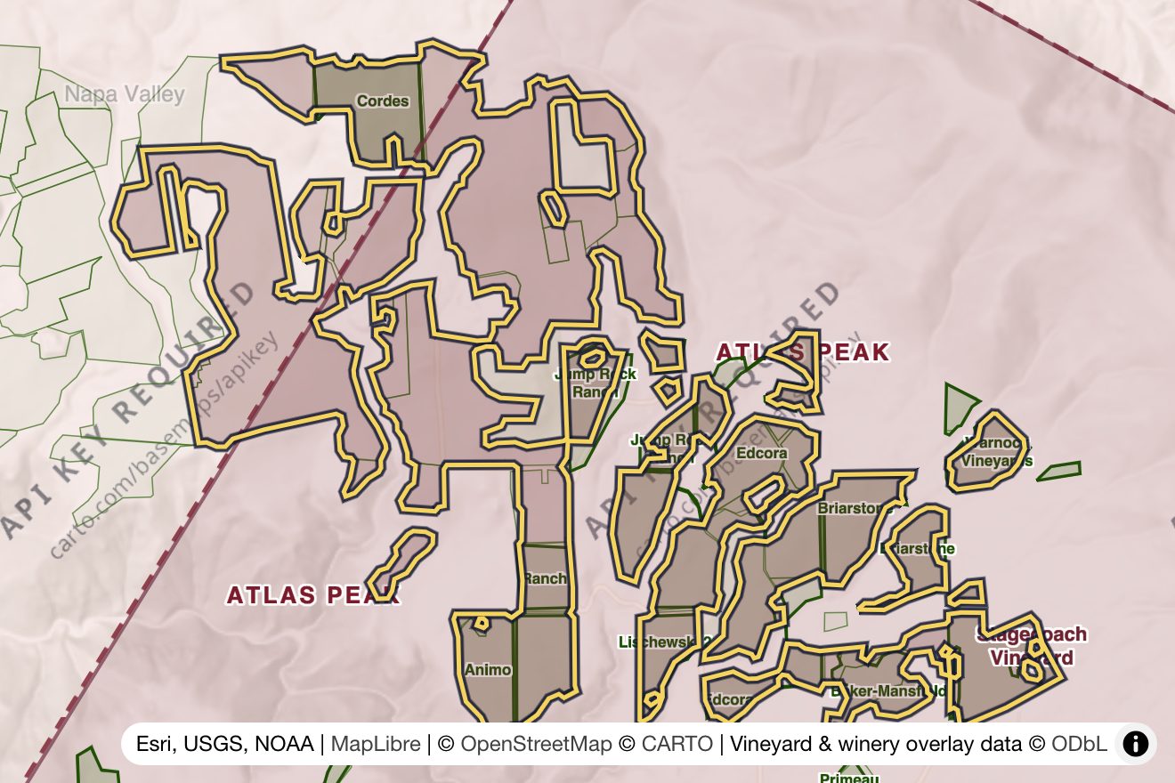 Map of Stagecoach Vineyard
