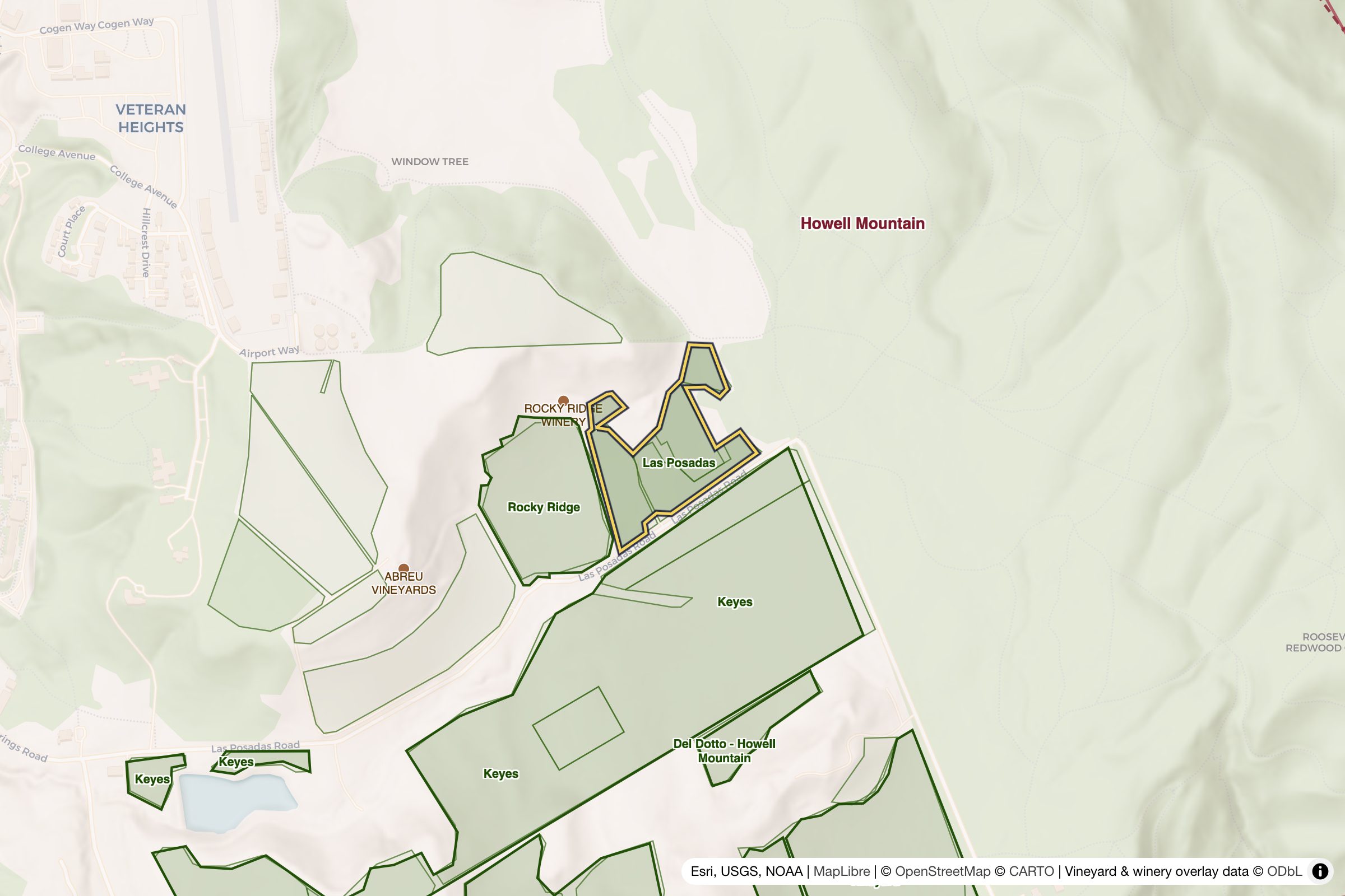 Map of Abreu Las Posadas
