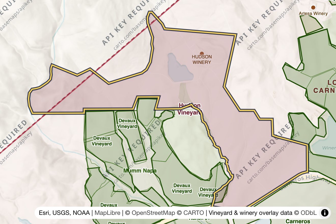Map of Hudson Ranch