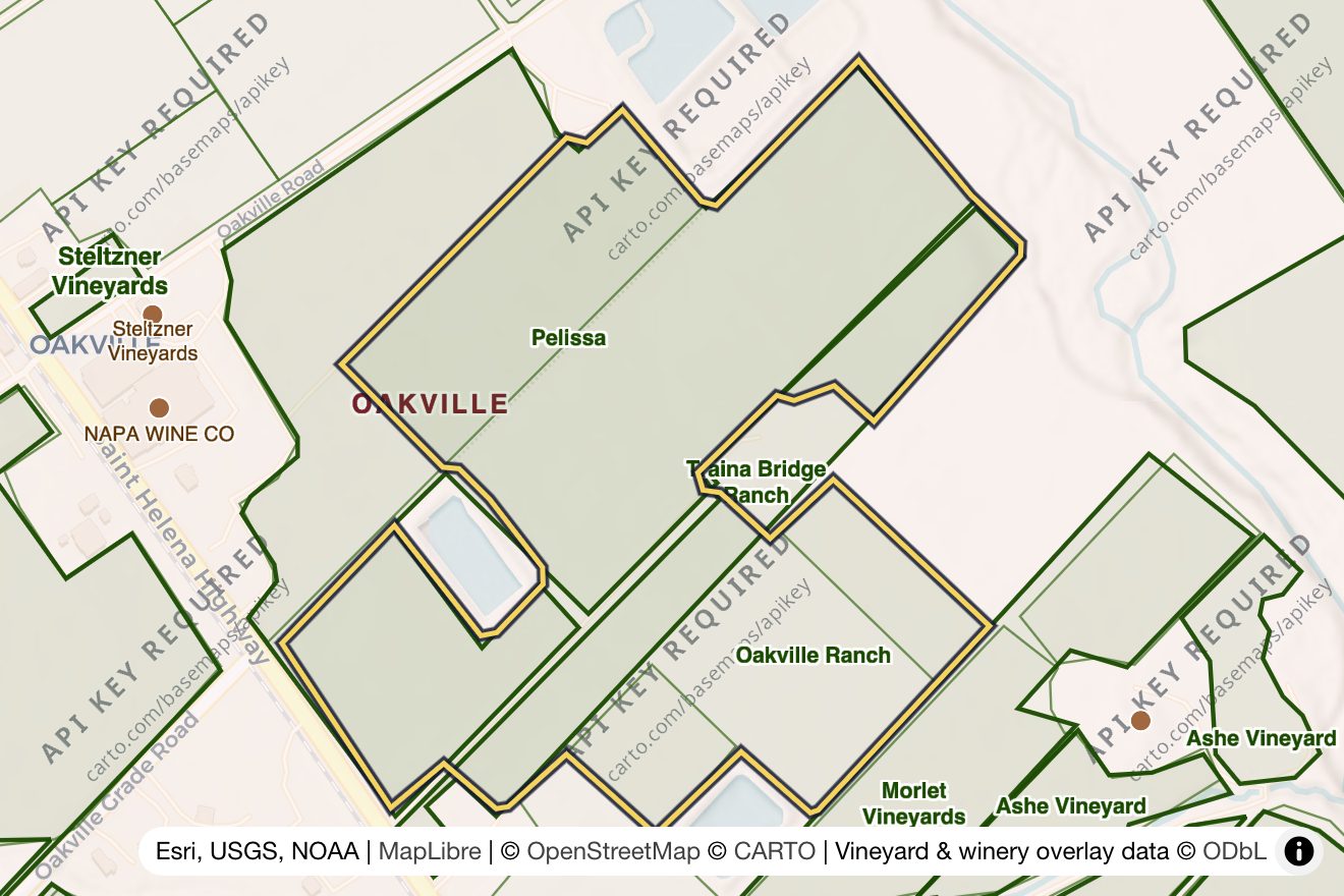 Map of Oakville Farmhouse