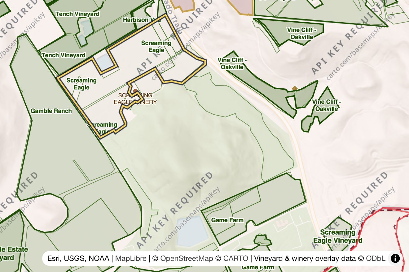 Map of Screaming Eagle