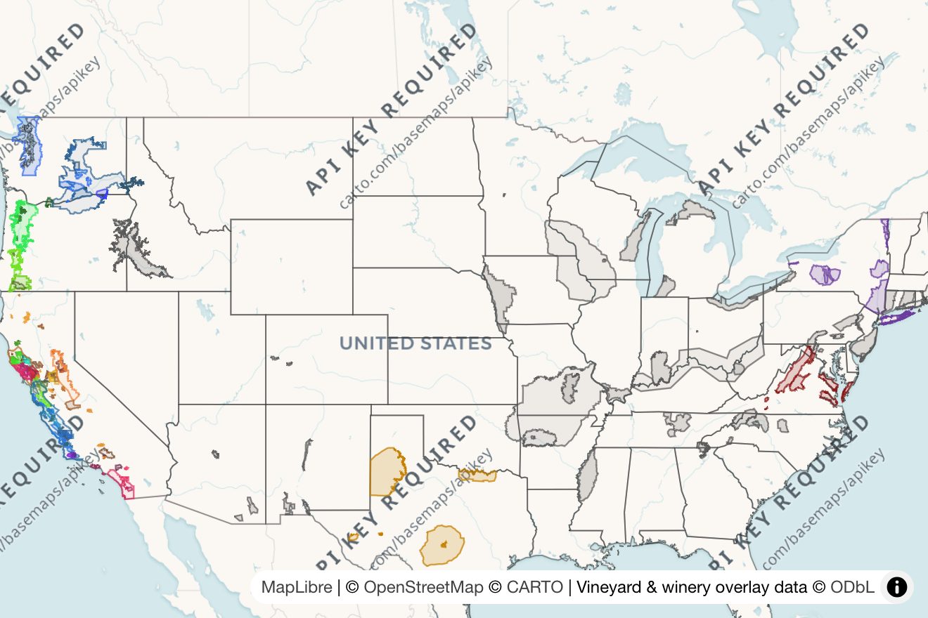 Map of Stag's Leap Wine Cellars