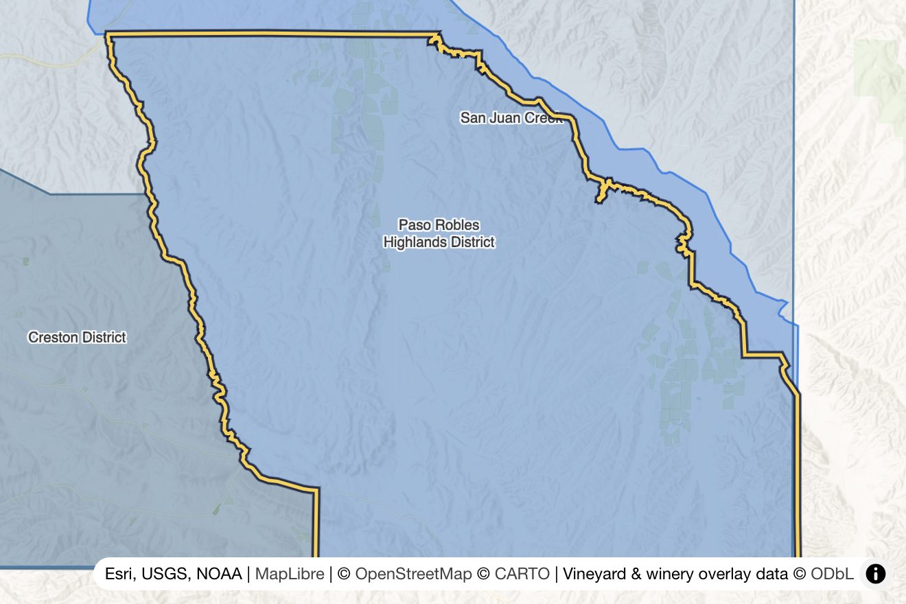 Map of Highlands District