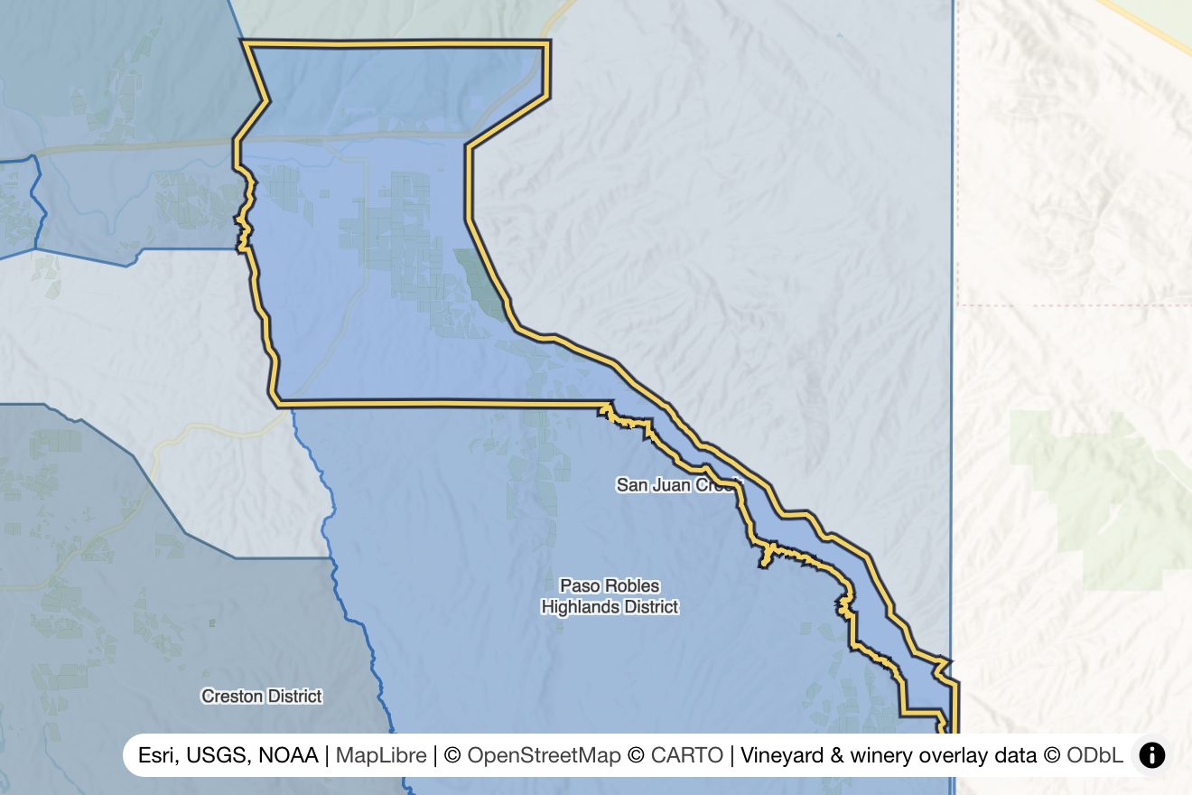 Map of San Juan Creek