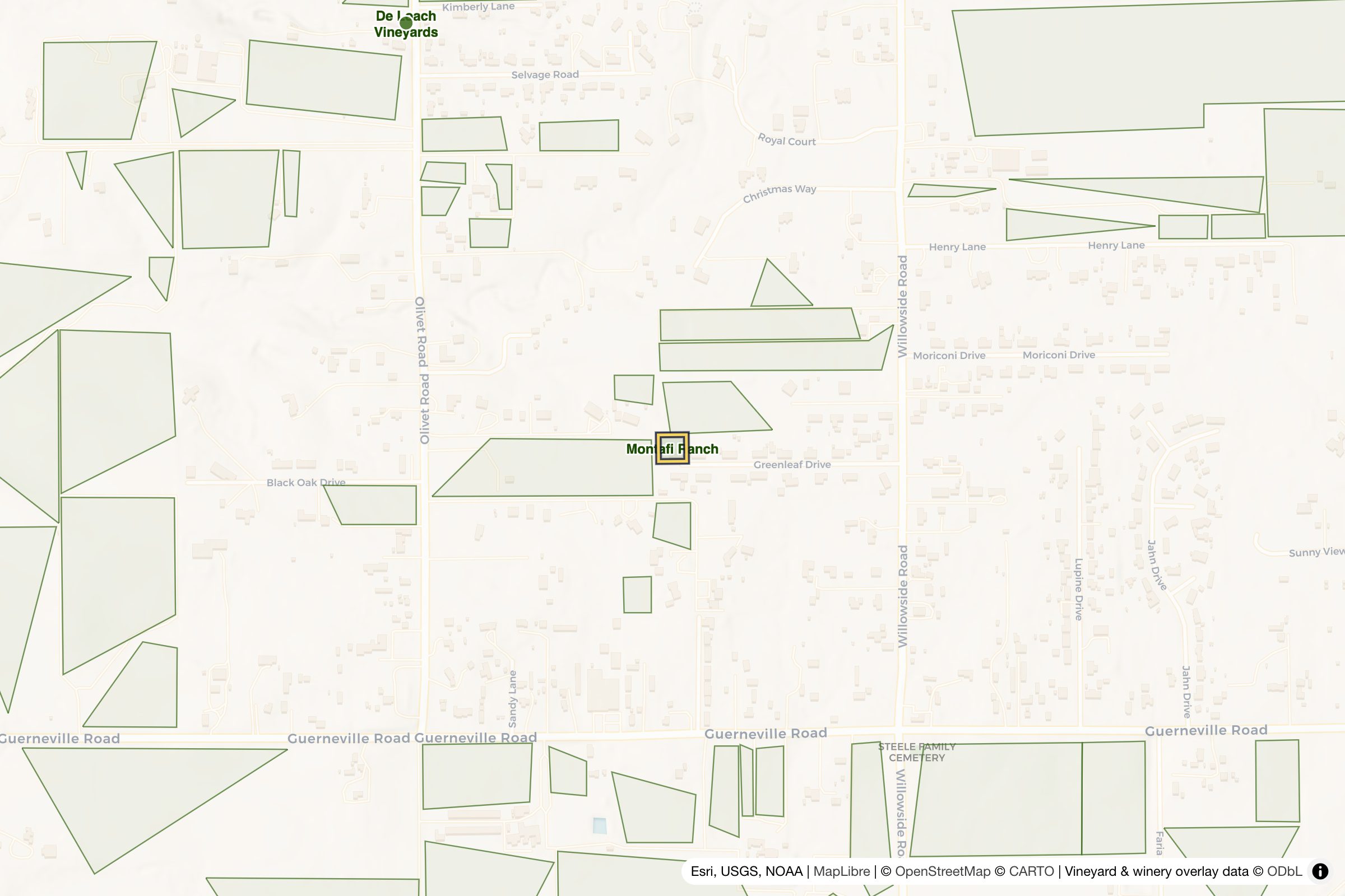 Map of Montafi Ranch