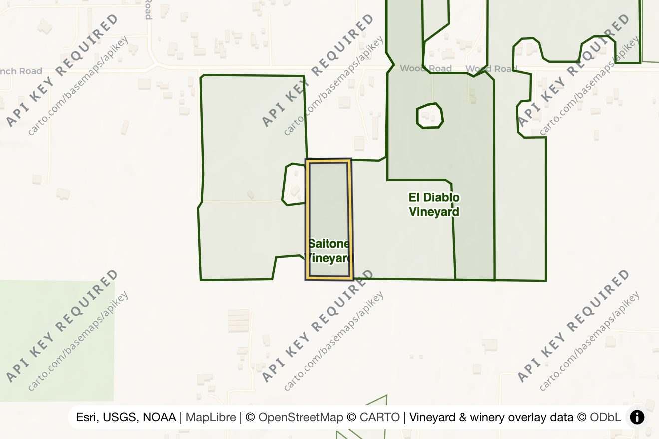 Map of Saitone Vineyard
