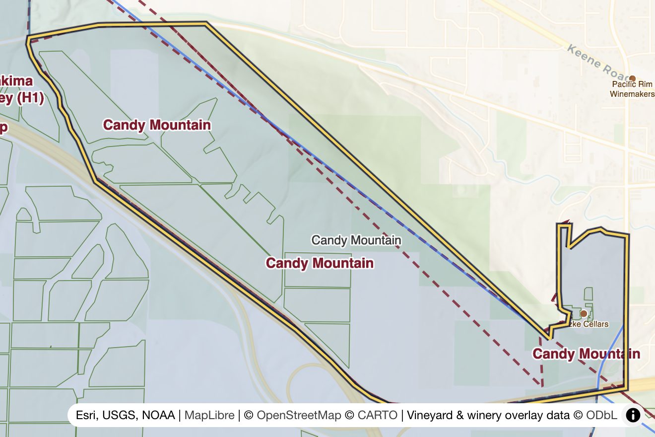 Map of Candy Mountain